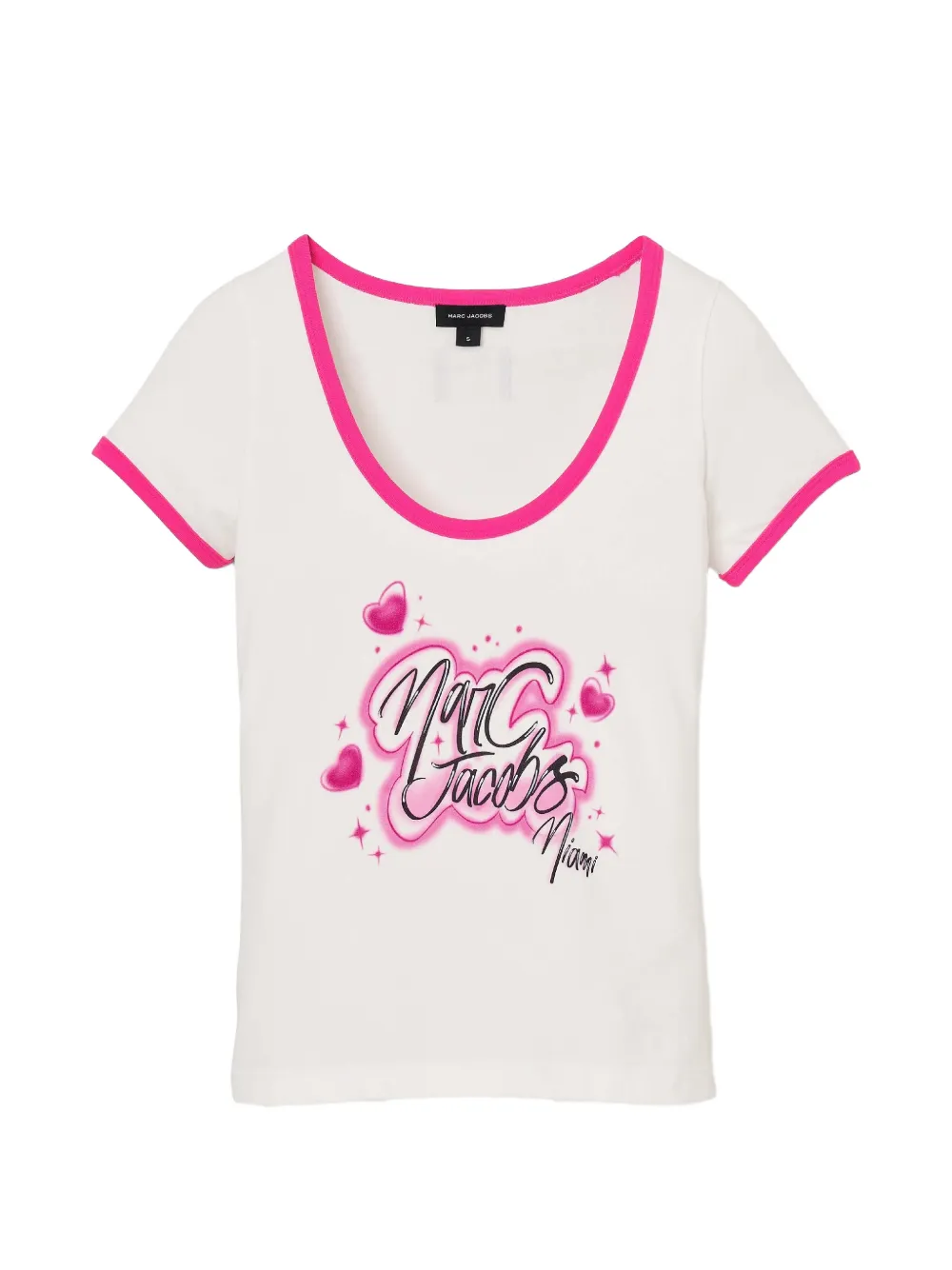 Marc Jacobs The City heart-print T-shirt - Bianco