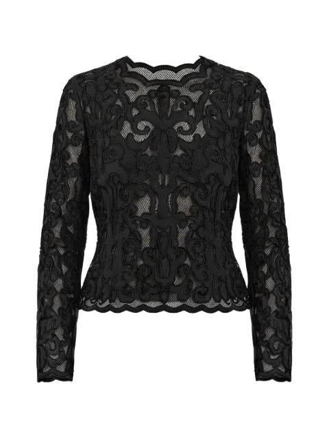 Ulla Johnson laced long-sleeve top