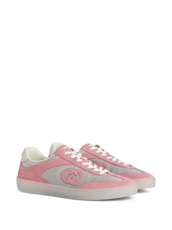 Gucci G75 lace-up Sneakers | Pink | FARFETCH