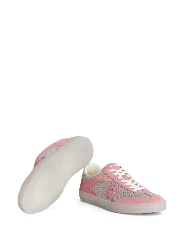Gucci G75 lace-up Sneakers | Pink | FARFETCH