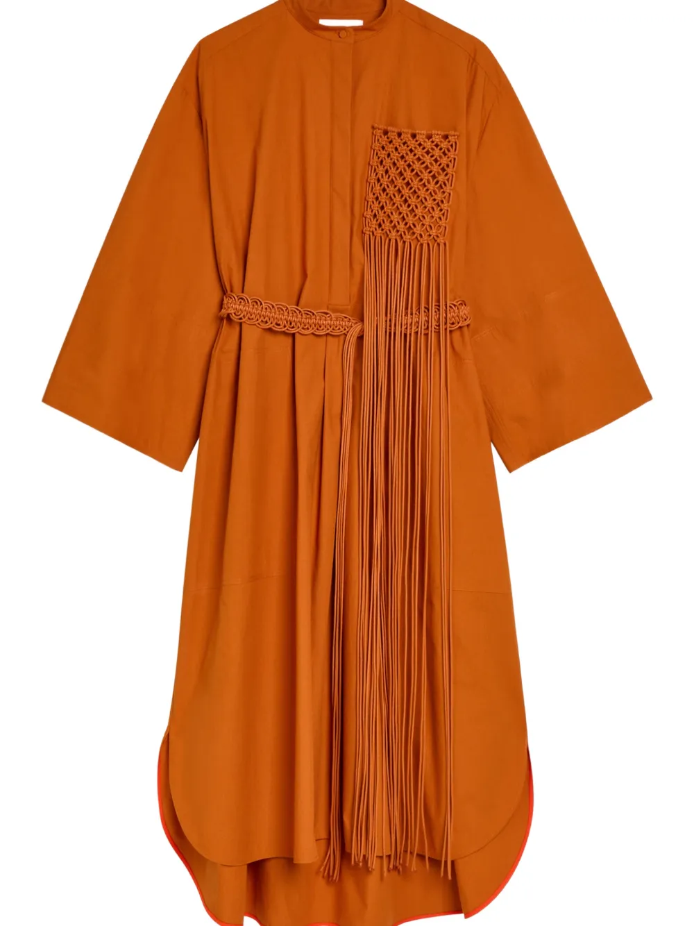  Roksanda Poska Belted Midi Dress - Orange 