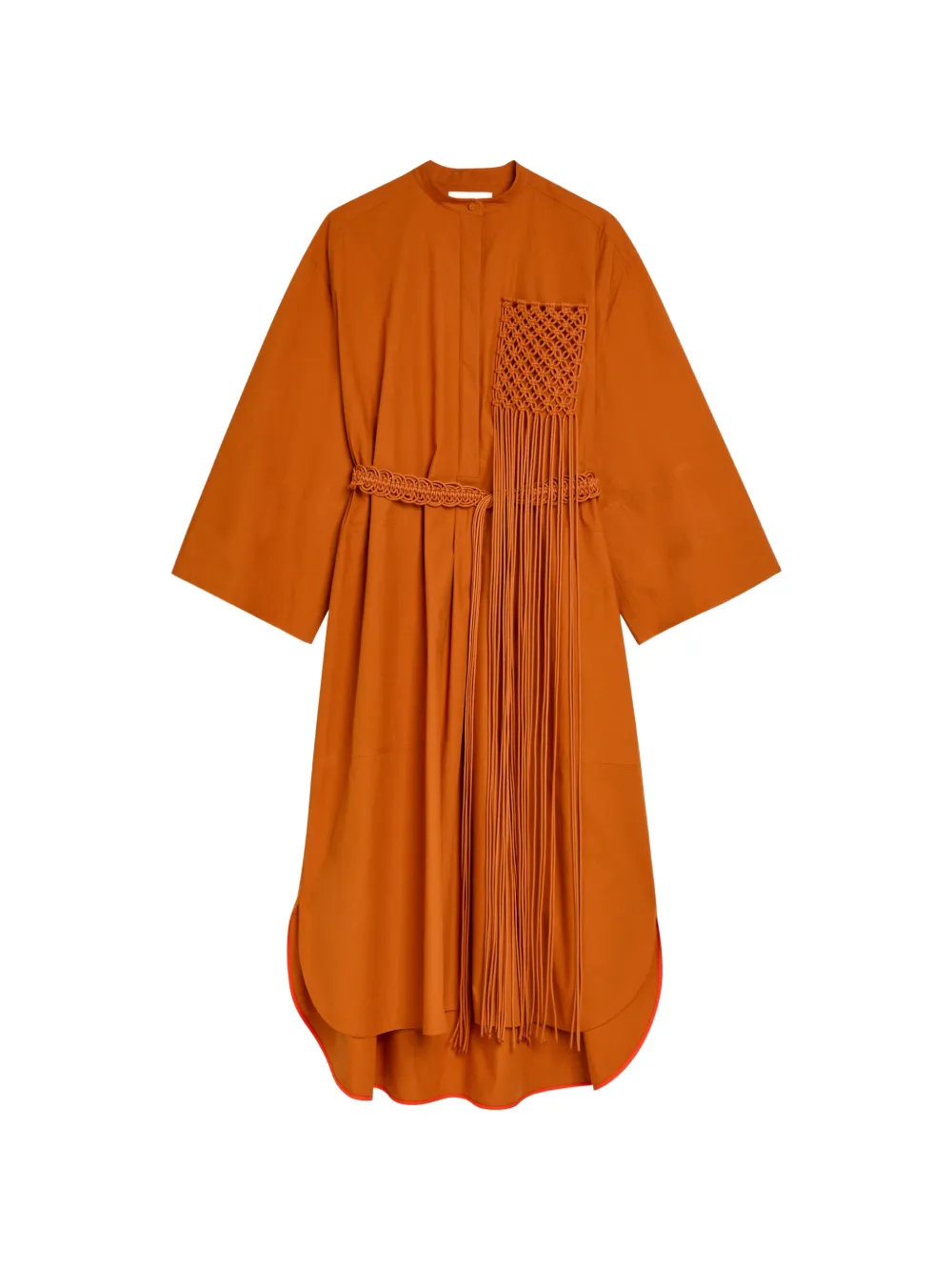 Roksanda Poska belted midi dress - Arancione