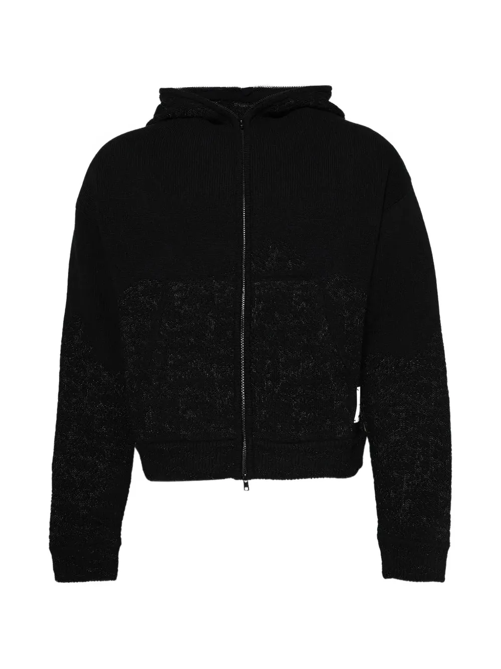 RRR123 zip hoodie - Nero