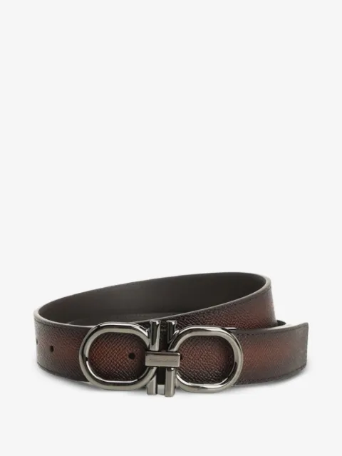 Ferragamo textured buckle belt