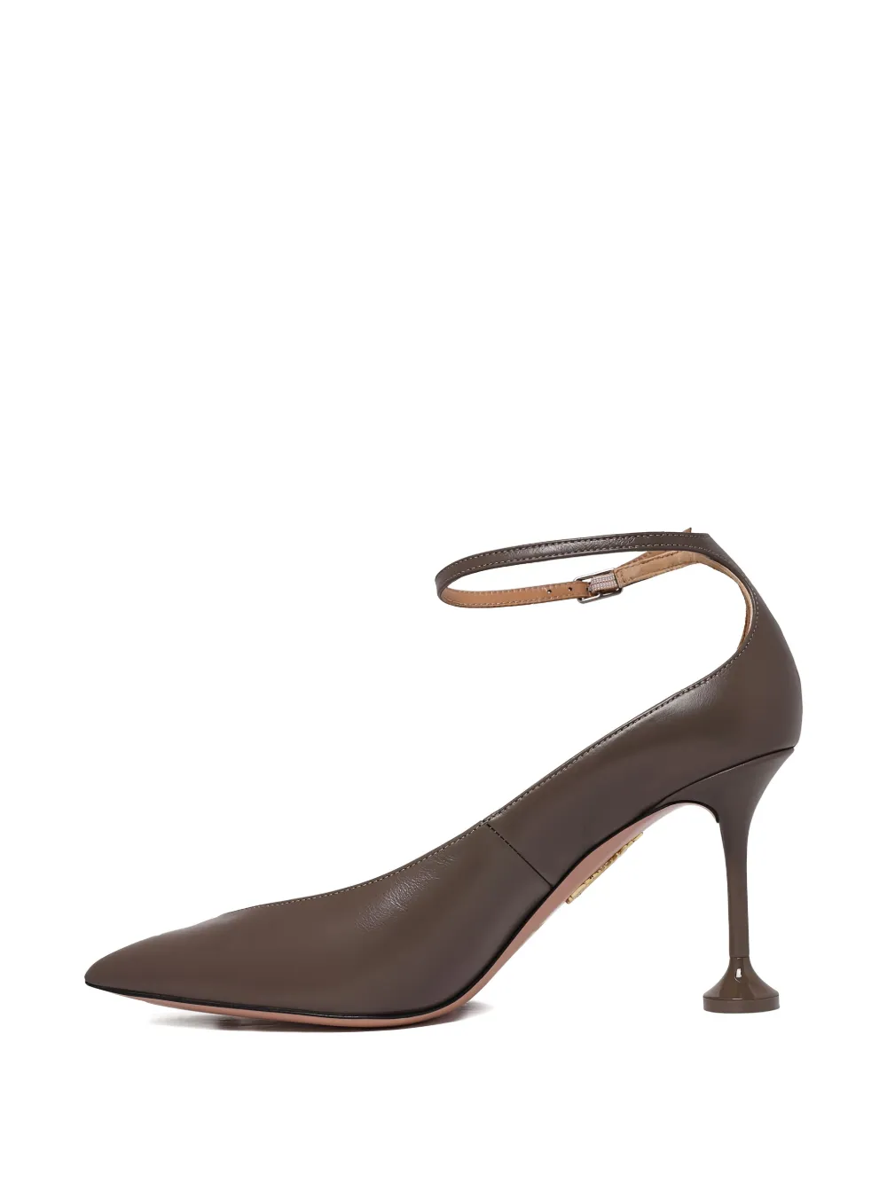 Aquazzura Le Noir pumps met enkelbandje Bruin