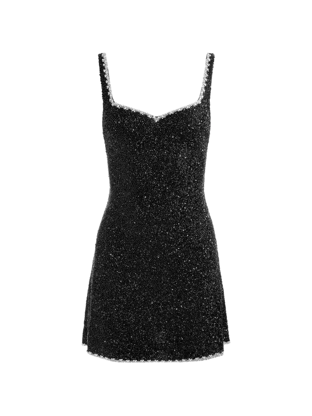 alice + olivia Eve embellished mini dress - Nero