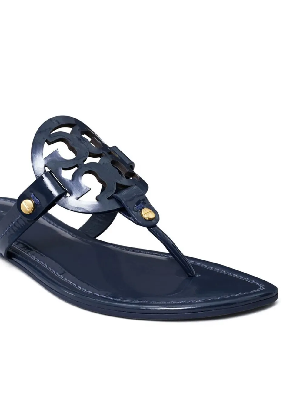Tory Burch Miller cut-out flat sandals Blauw
