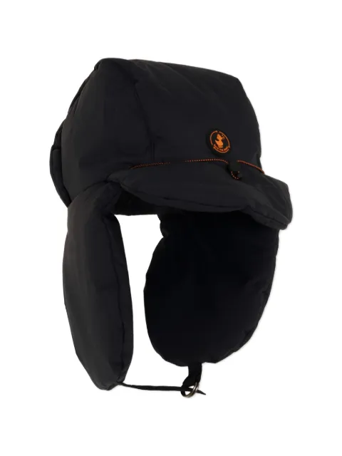 Save The Duck Kids logo-detail earflap hat
