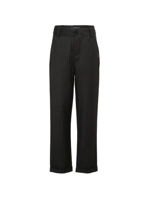 John Richmond Junior belt-loop pinstripe trousers