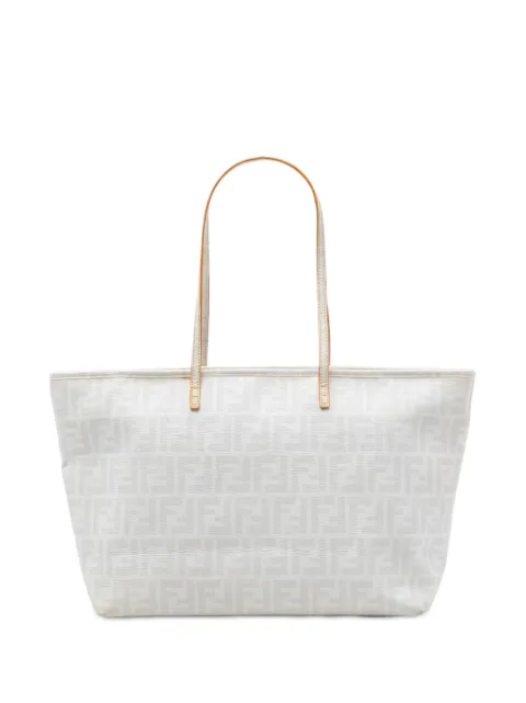 Fendi Pre-Owned 2000-2010 Medium Zucca Spalmati Roll tote bag