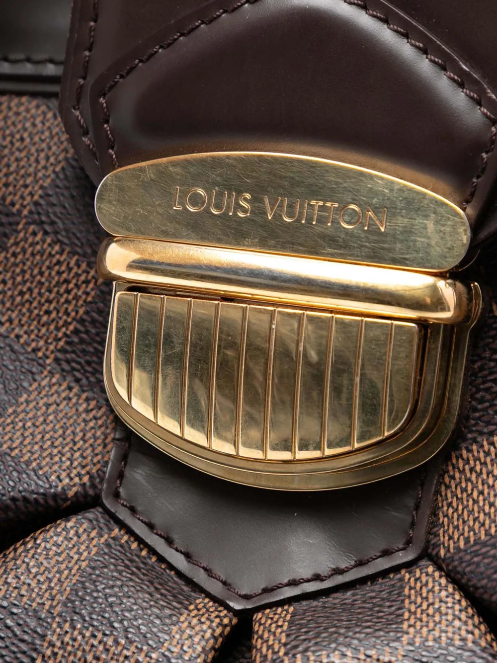 2009-2020 Damier Ebene Sistina Gm Shoulder Bag