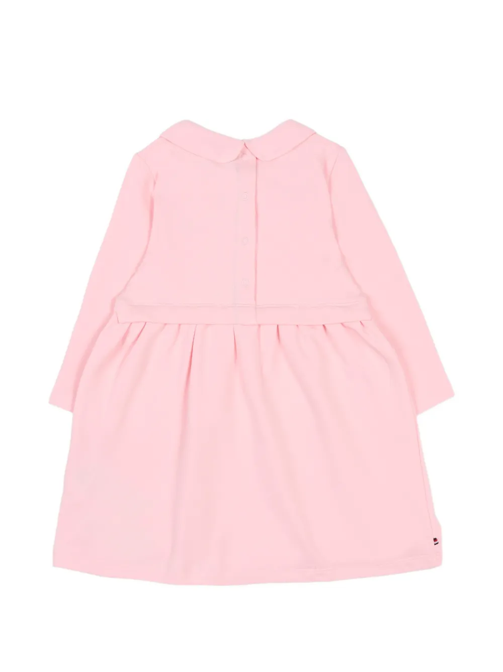 Tommy Hilfiger Junior Jurk met geborduurd logo Roze