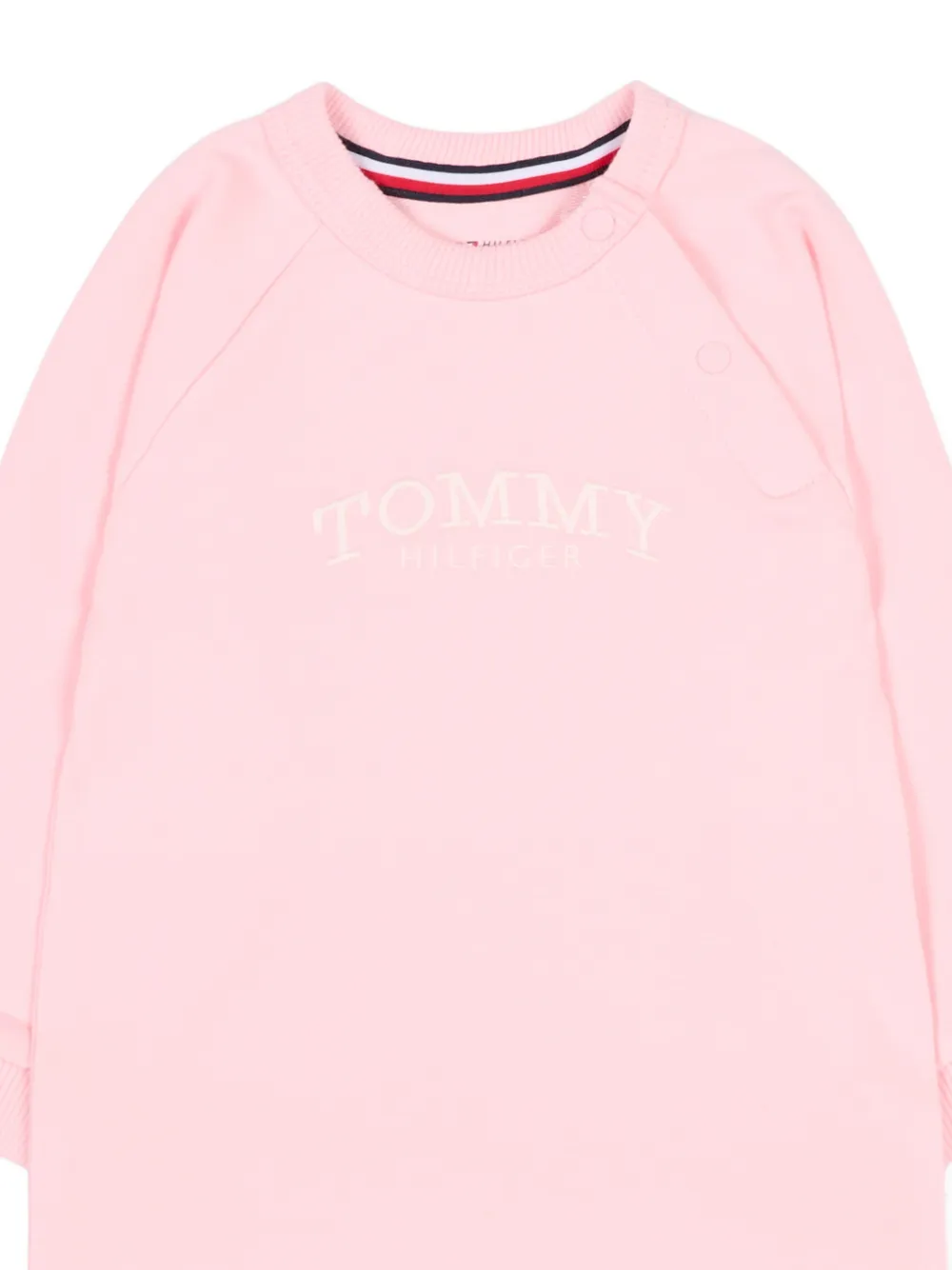  Tommy Hilfiger Junior Long-sleeve Romper - Pink 