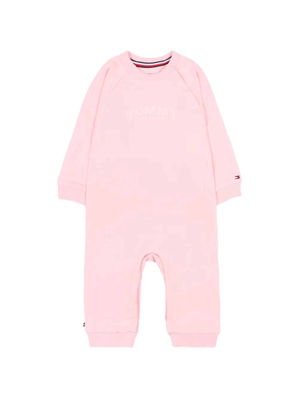 Tommy Hilfiger Junior long-sleeve romper - Rosa
