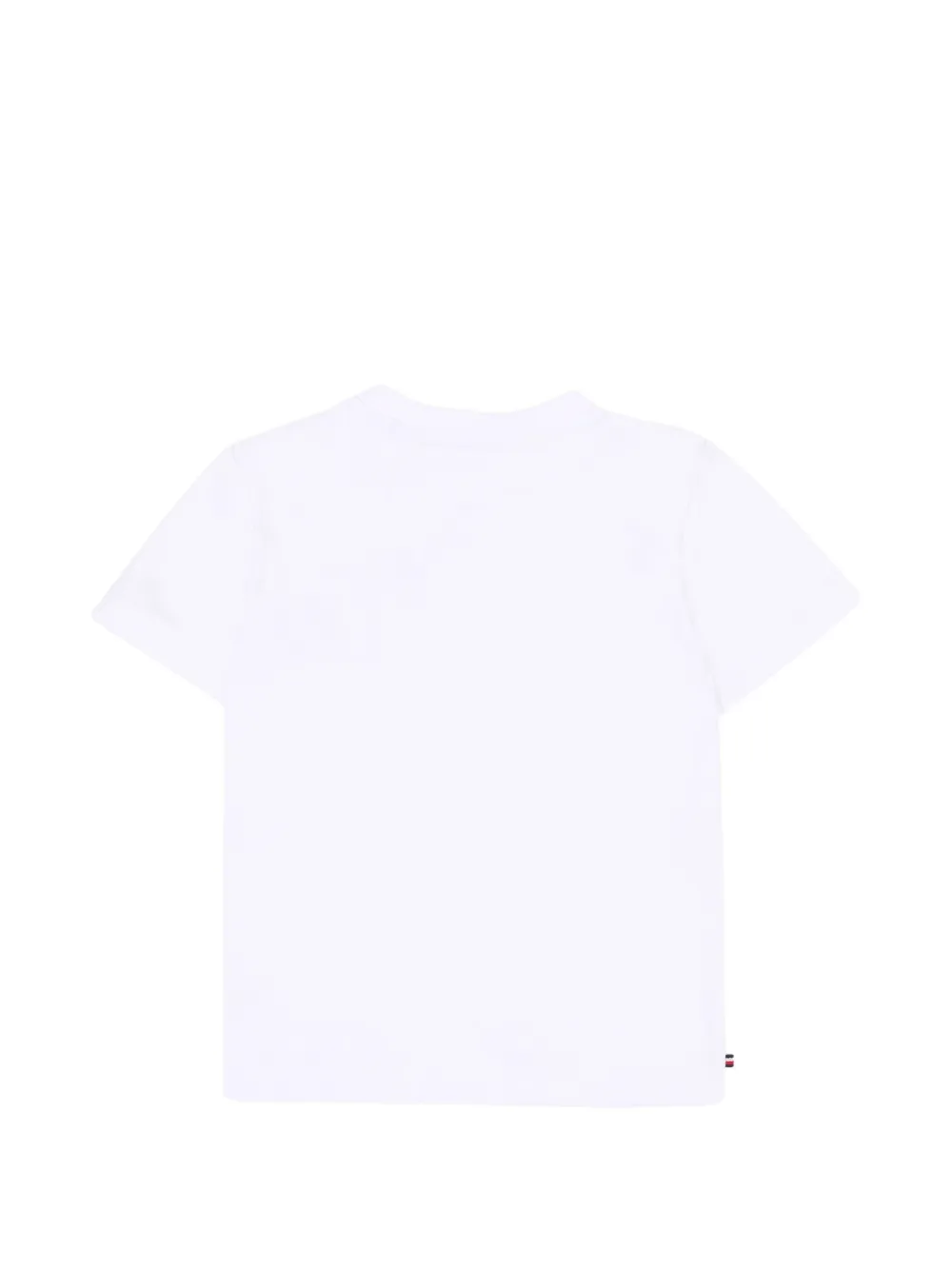 Tommy Hilfiger Junior T-shirt met ronde hals en korte mouwen Wit