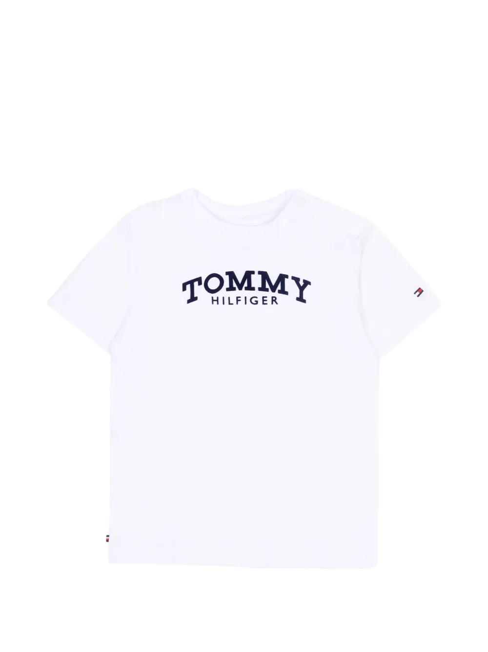 Tommy Hilfiger Junior short-sleeve crew-neck T-shirt - Bianco