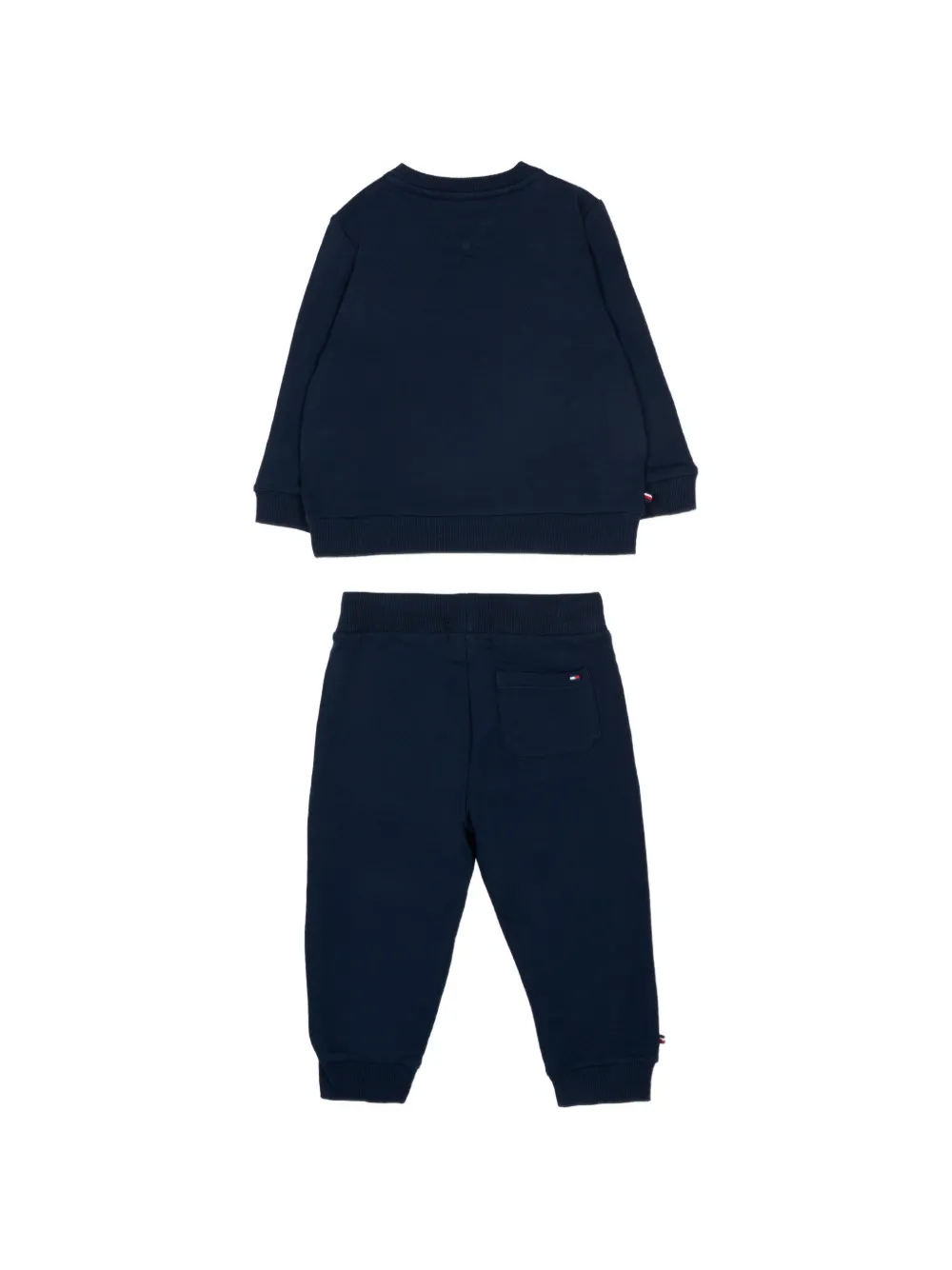 Tommy Hilfiger Junior Trainingspak met logodetail Blauw