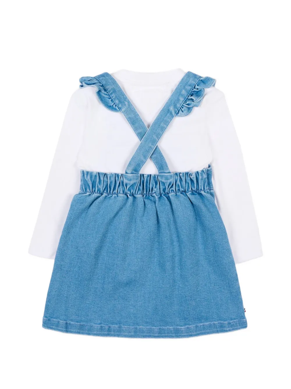 Tommy Hilfiger Junior Jurk met zak Blauw