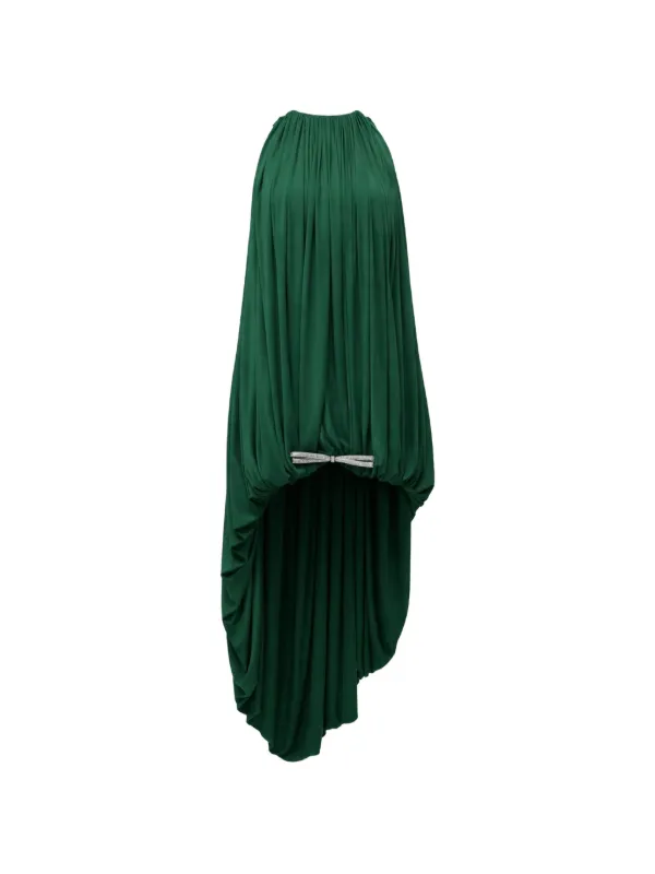loewe asymmetric dress Draped crystal-bow | Green Dry clean Promo: 60 and under Lingerie 101: What to Colour:POWDER BLUE