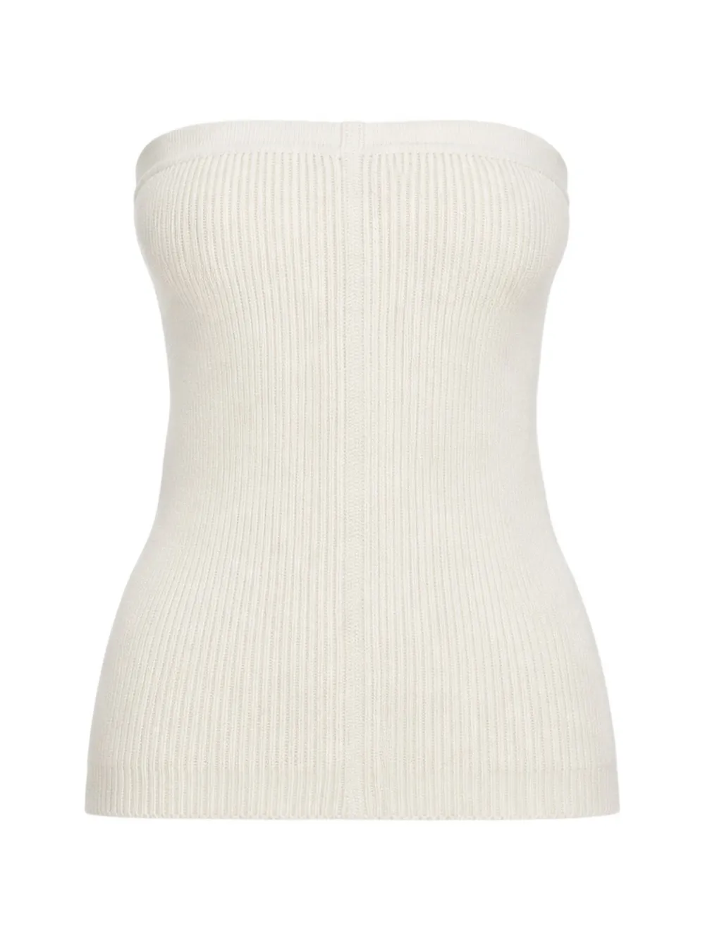 Rick Owens Geribbelde top Wit