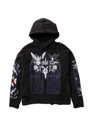 Travis Scott x Fragment x Takashi Murakami Reborn Hoodie | Black