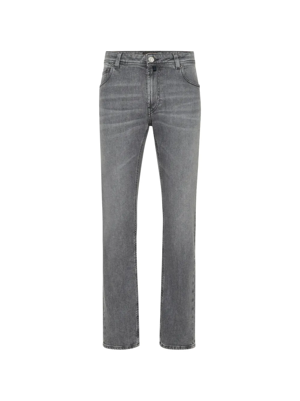 Billionaire five-pocket super straight faded jeans - Grigio