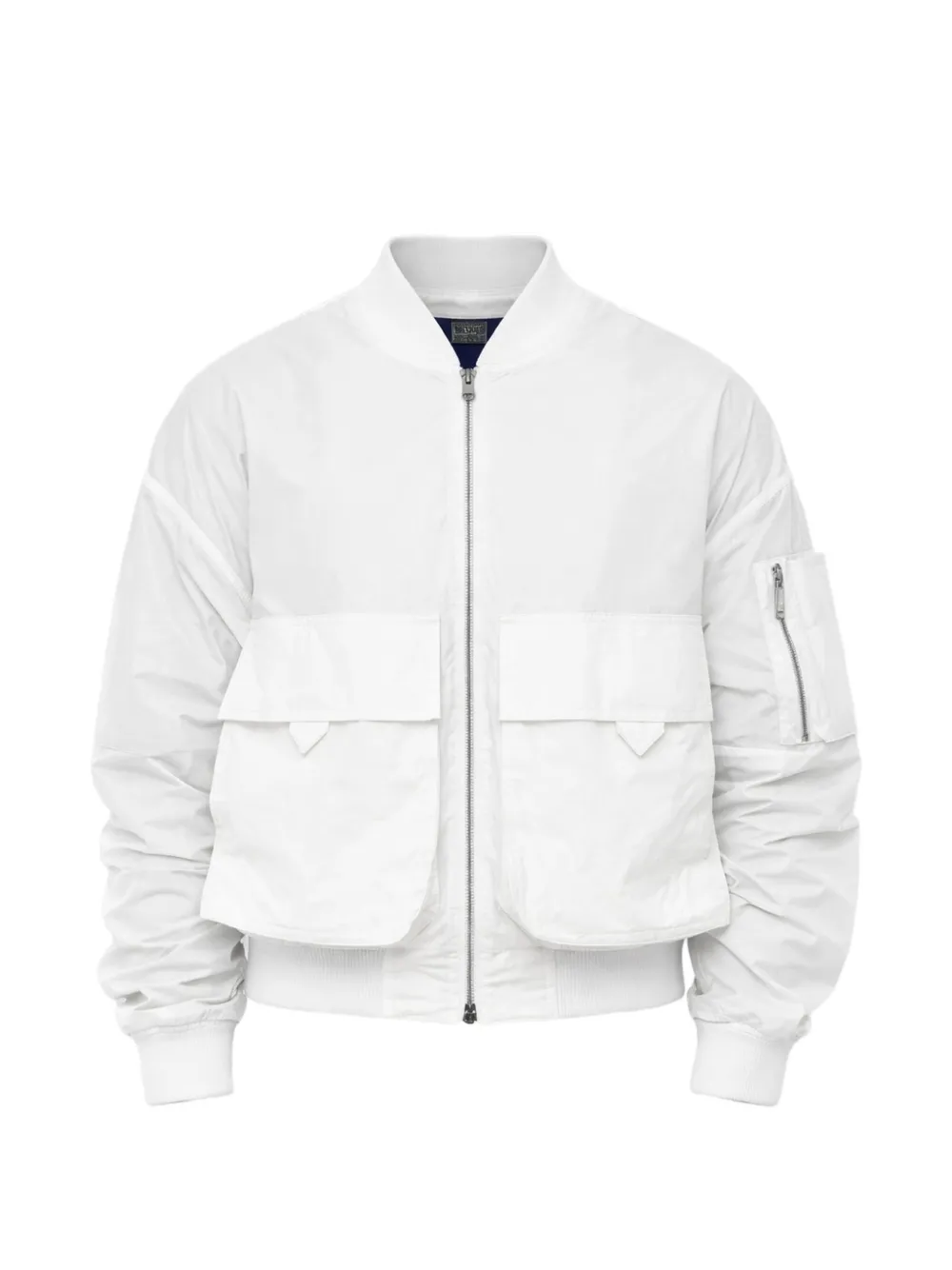 DSQUARED2 zipped pocket bomber jacket - White
