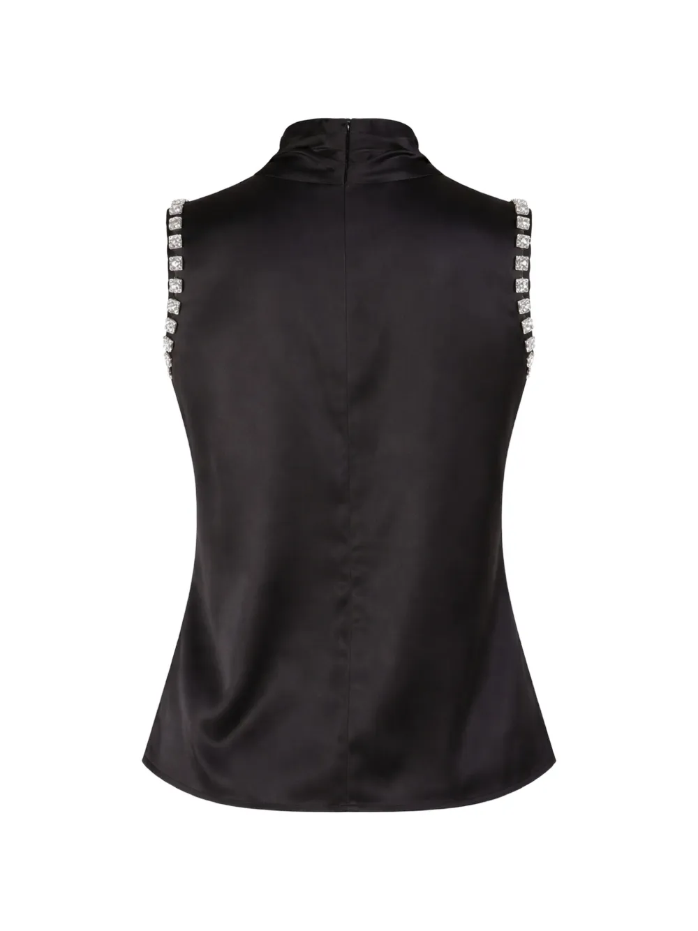  Pinko Crystal Pussy-bow Blouse - Black 