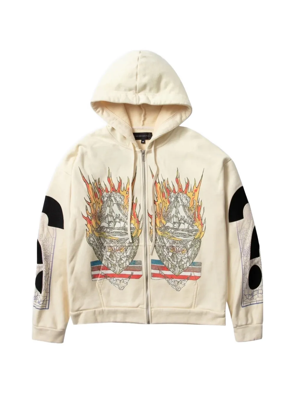 Who Decides War memories zip-up - Toni neutri