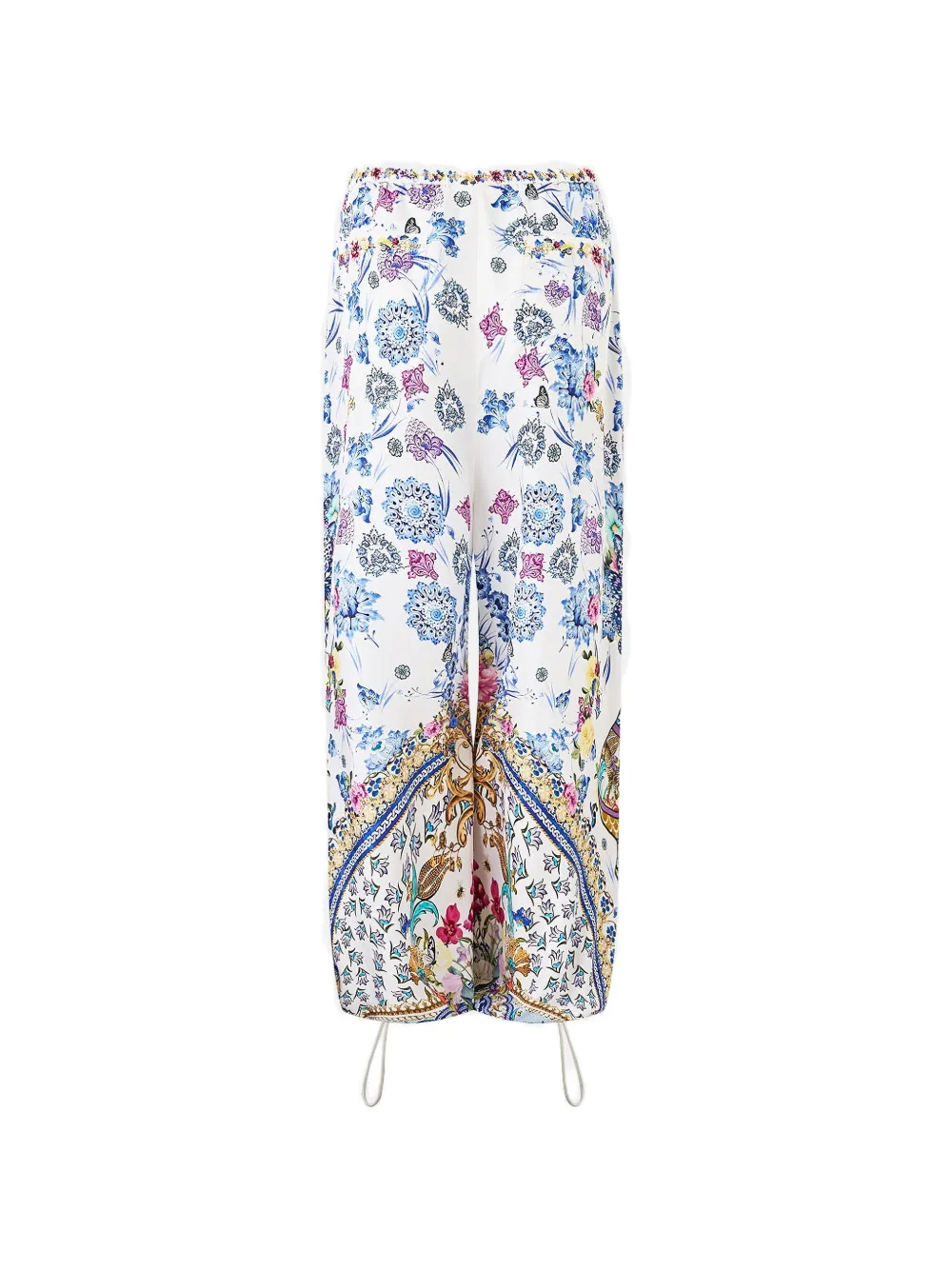 Parachute Drawstring Floral Pants