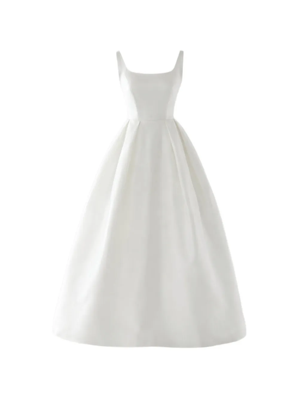 Aerenica square neck aerenica dress - Bianco
