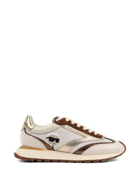 Karl Lagerfeld peep lace sneakers
