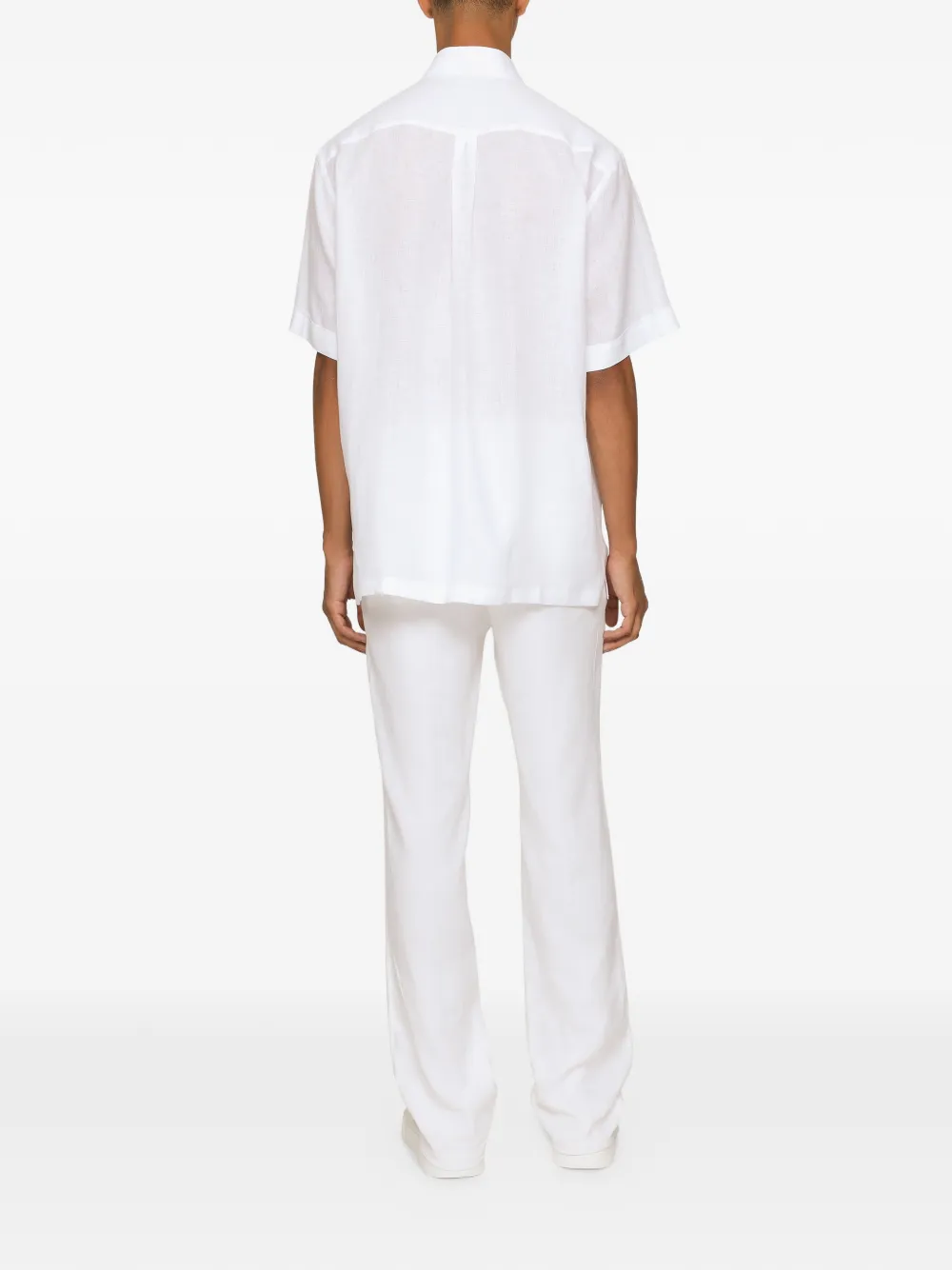 Dolce & Gabbana Overhemd met hardware en zak Wit