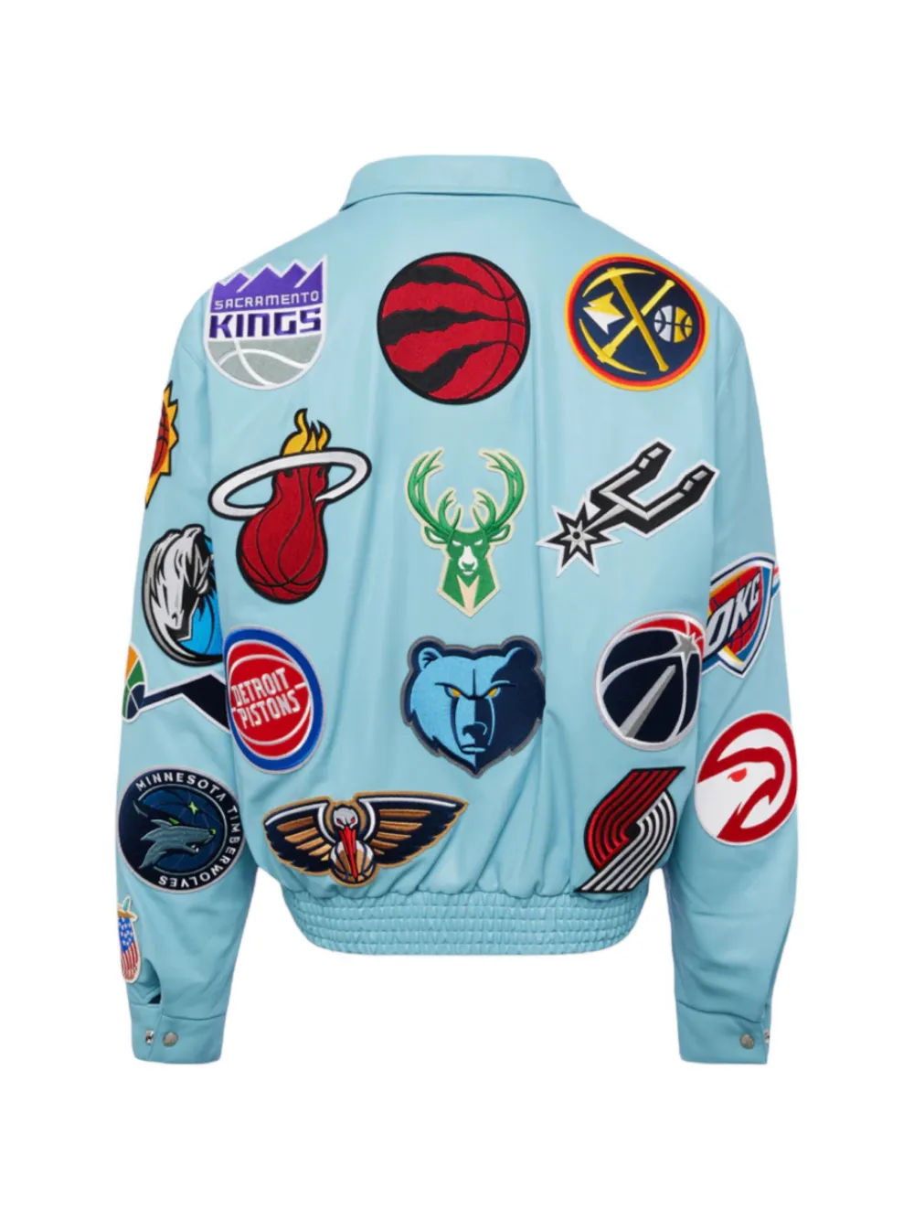  Jeff Hamilton X Nba Collage Jacket - Blue 