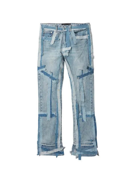 Who Decides War Exposure patchwork jeans