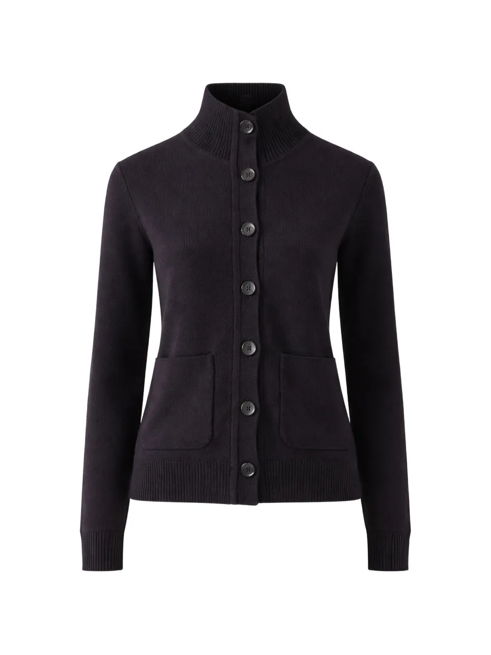 PATRICK ASSARAF button-fastening cardigan - Nero