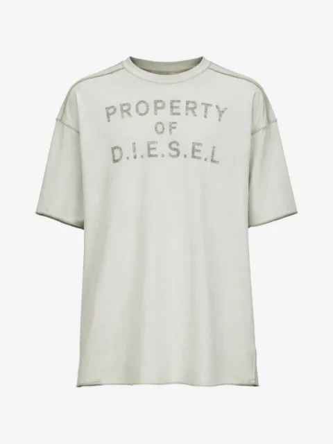 Diesel T-look gerafeld T-shirt