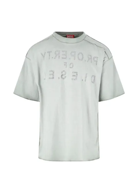 Diesel relaxed cotton T-shirt with front and back print