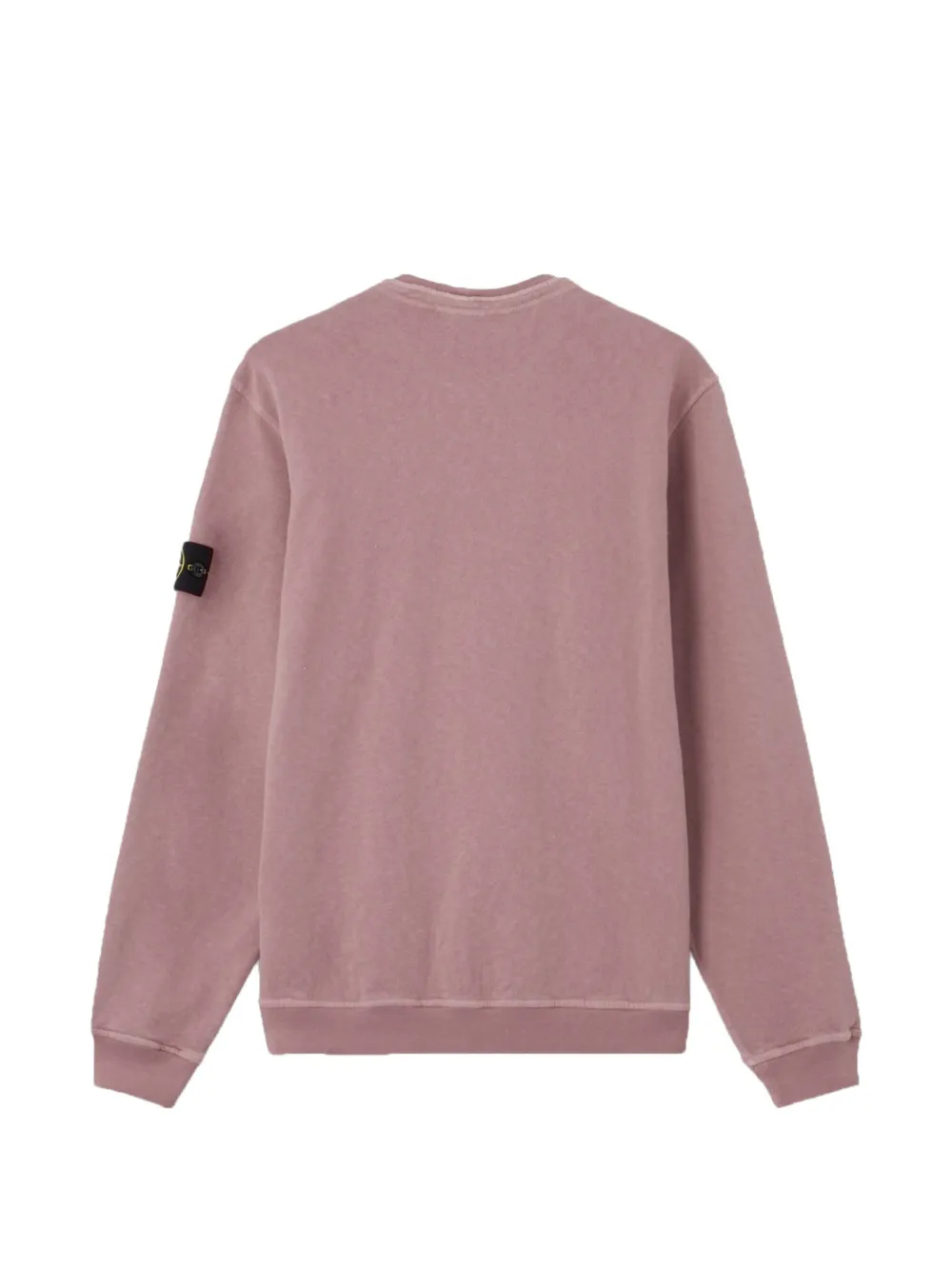Stone Island Sweater met logopatch Paars
