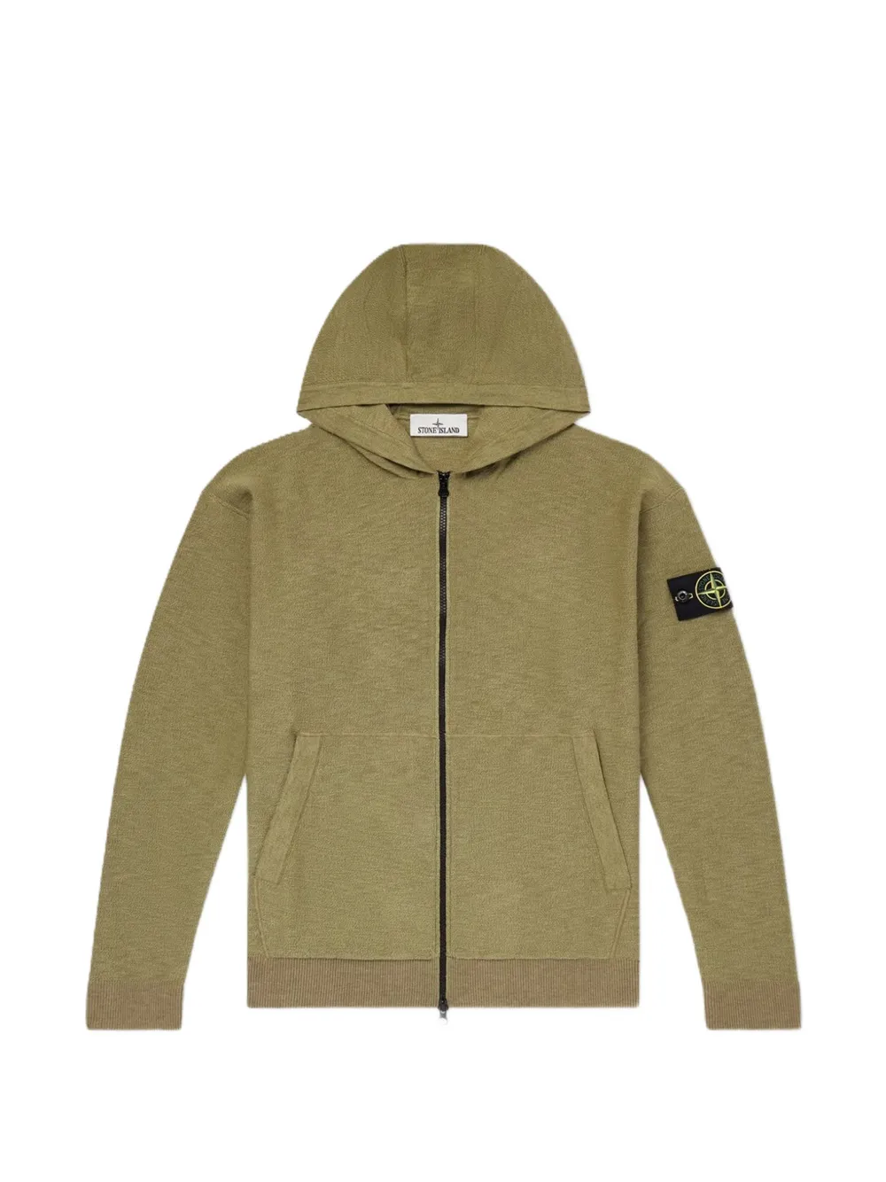 Stone Island zip-up hoodie - Verde