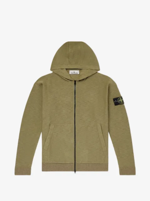 Stone Island hoodie à fermeture zippée