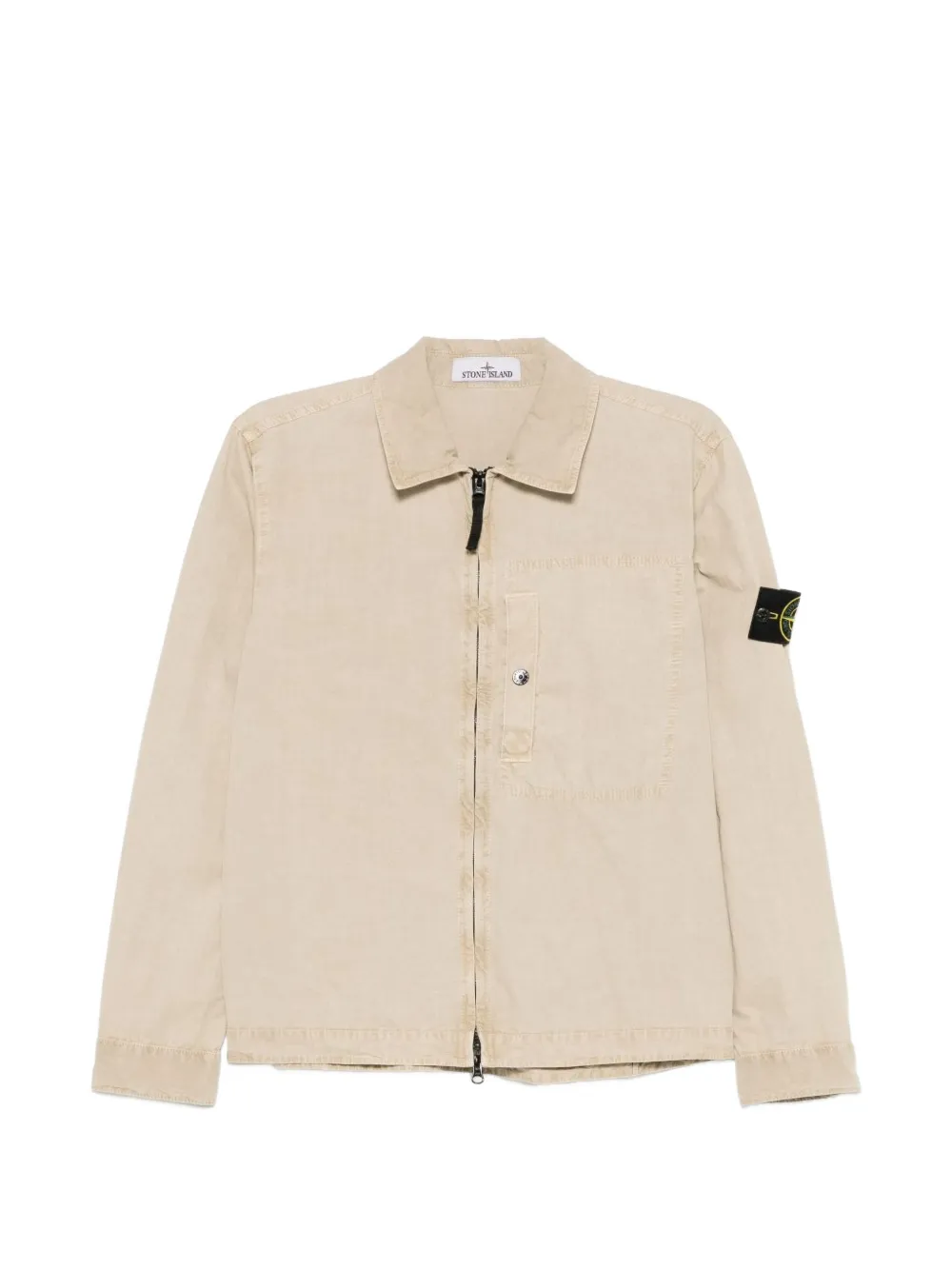 Stone Island zipped shirt - Toni neutri