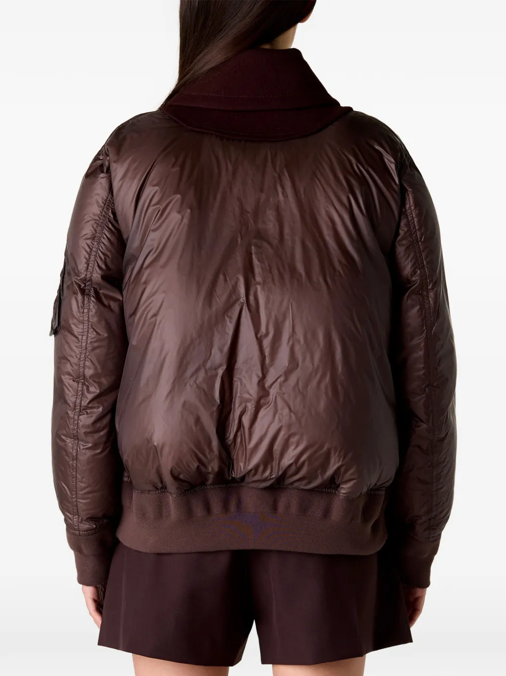 sacai Donsjack met knopen Bruin