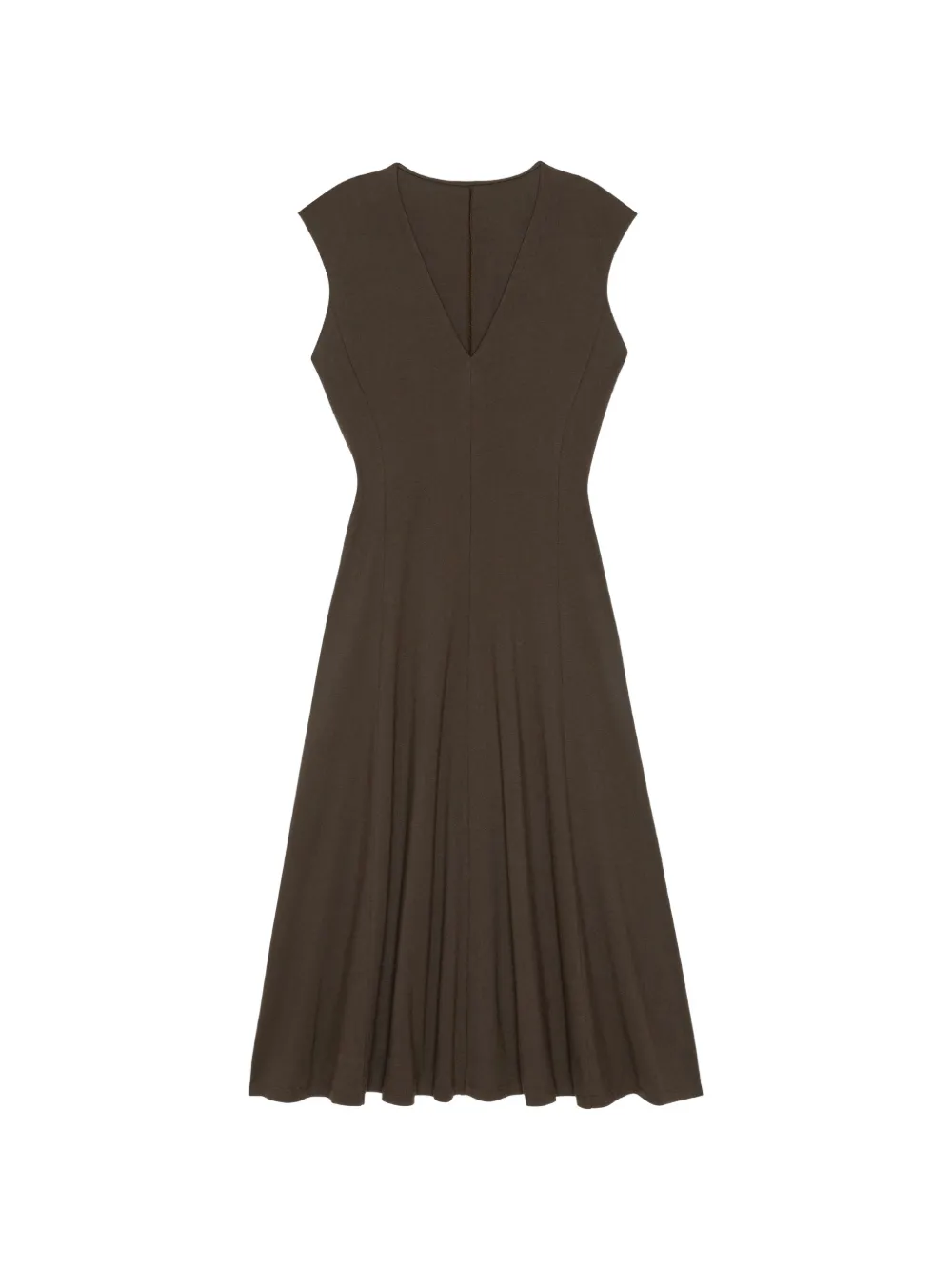 FRAME V-neck dress - Marrone