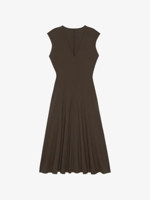 FRAME vestido con cuello en V