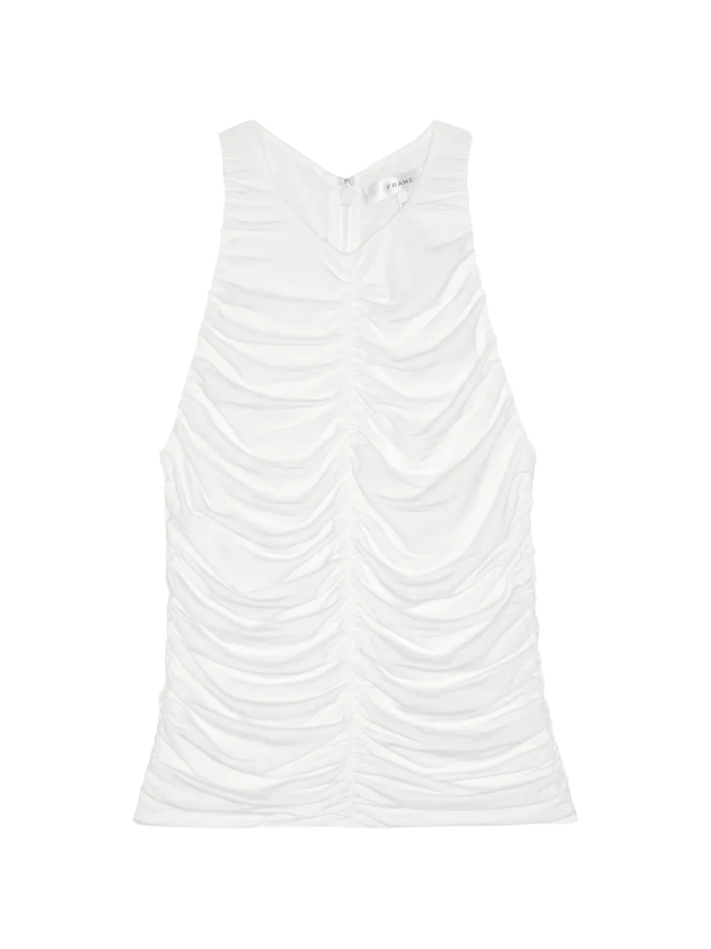 FRAME The Ruched Tank top - Bianco