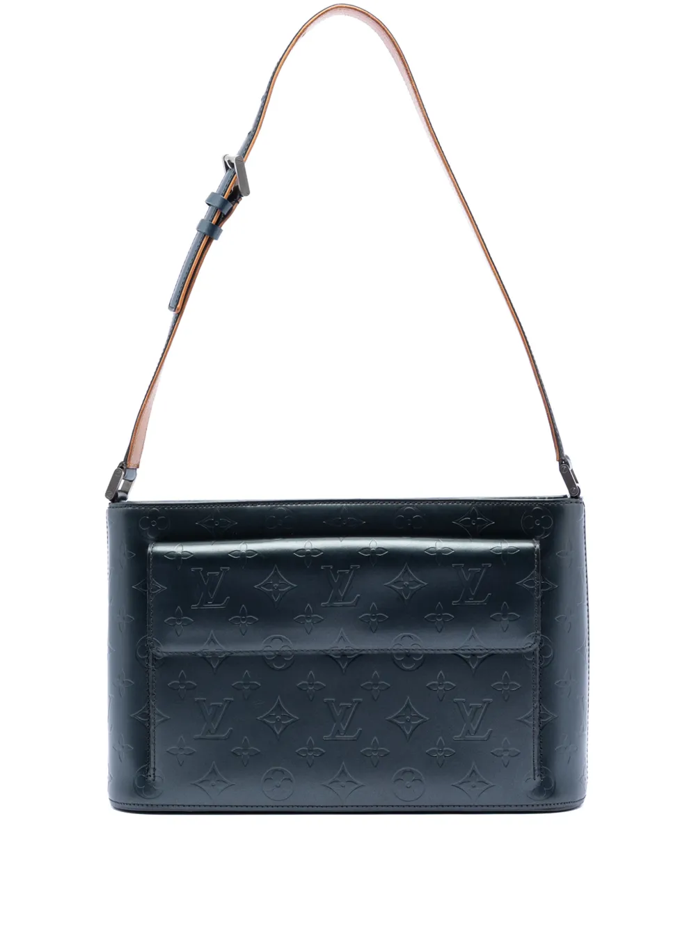 Louis Vuitton Pre-Owned 2002 Monogram Mat Alston shoulder bag - Blu