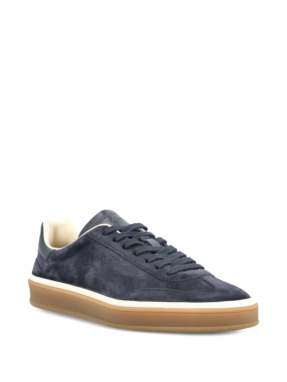 Loro Piana Suède sneakers Blauw
