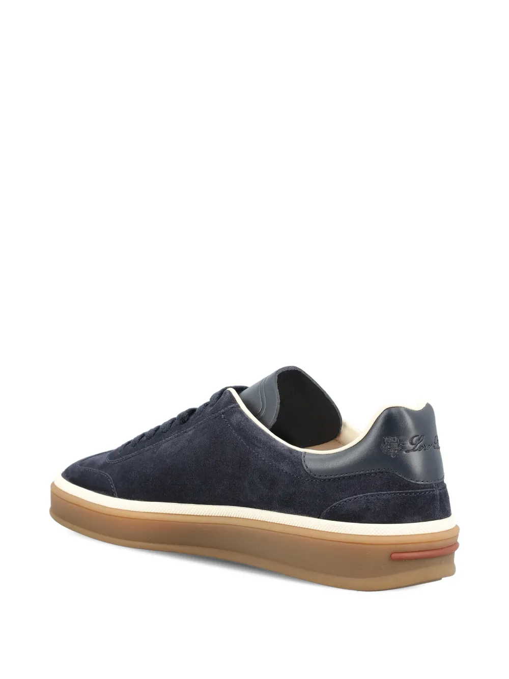 Loro Piana Suède sneakers Blauw