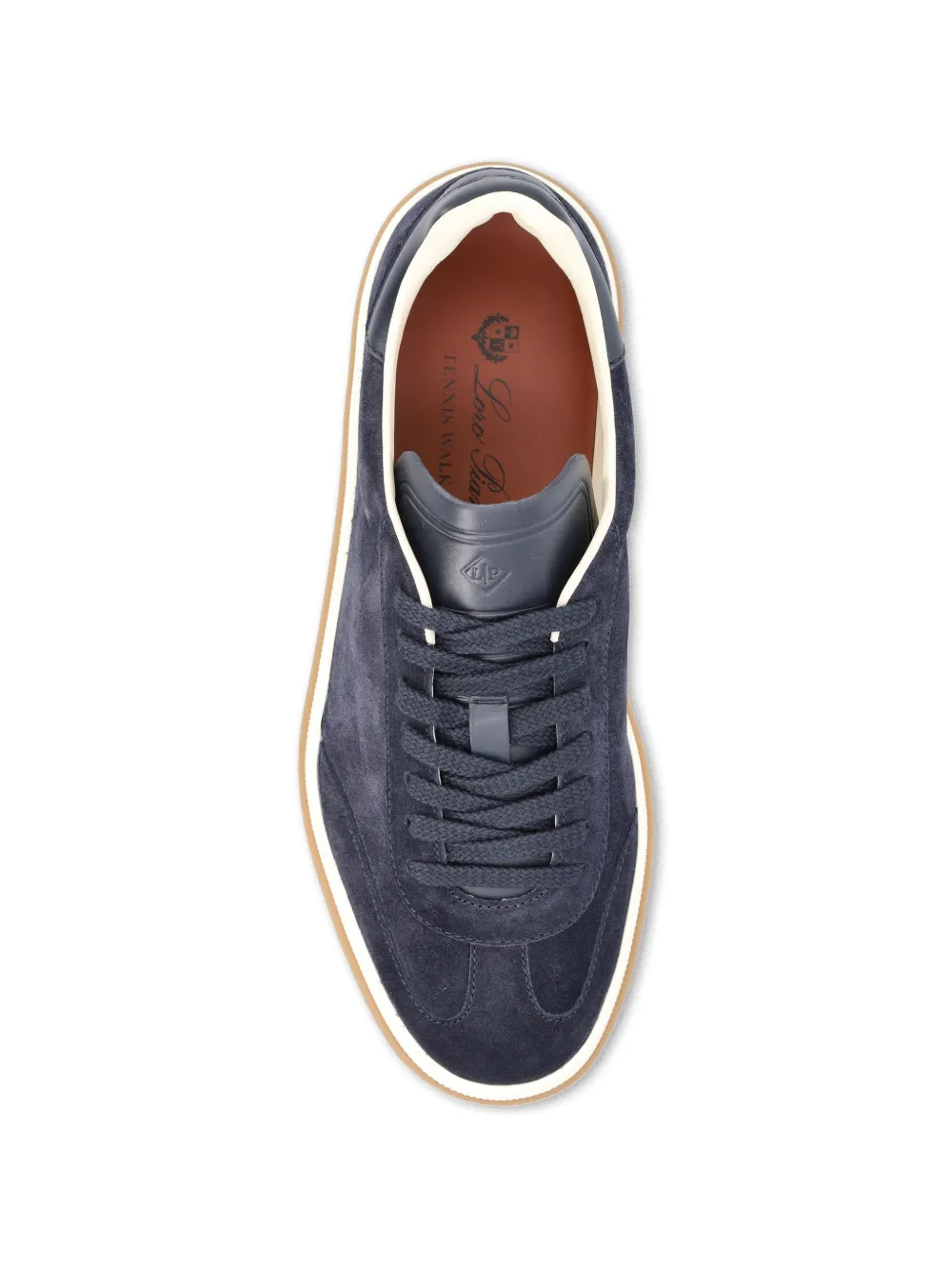 Loro Piana Suède sneakers Blauw